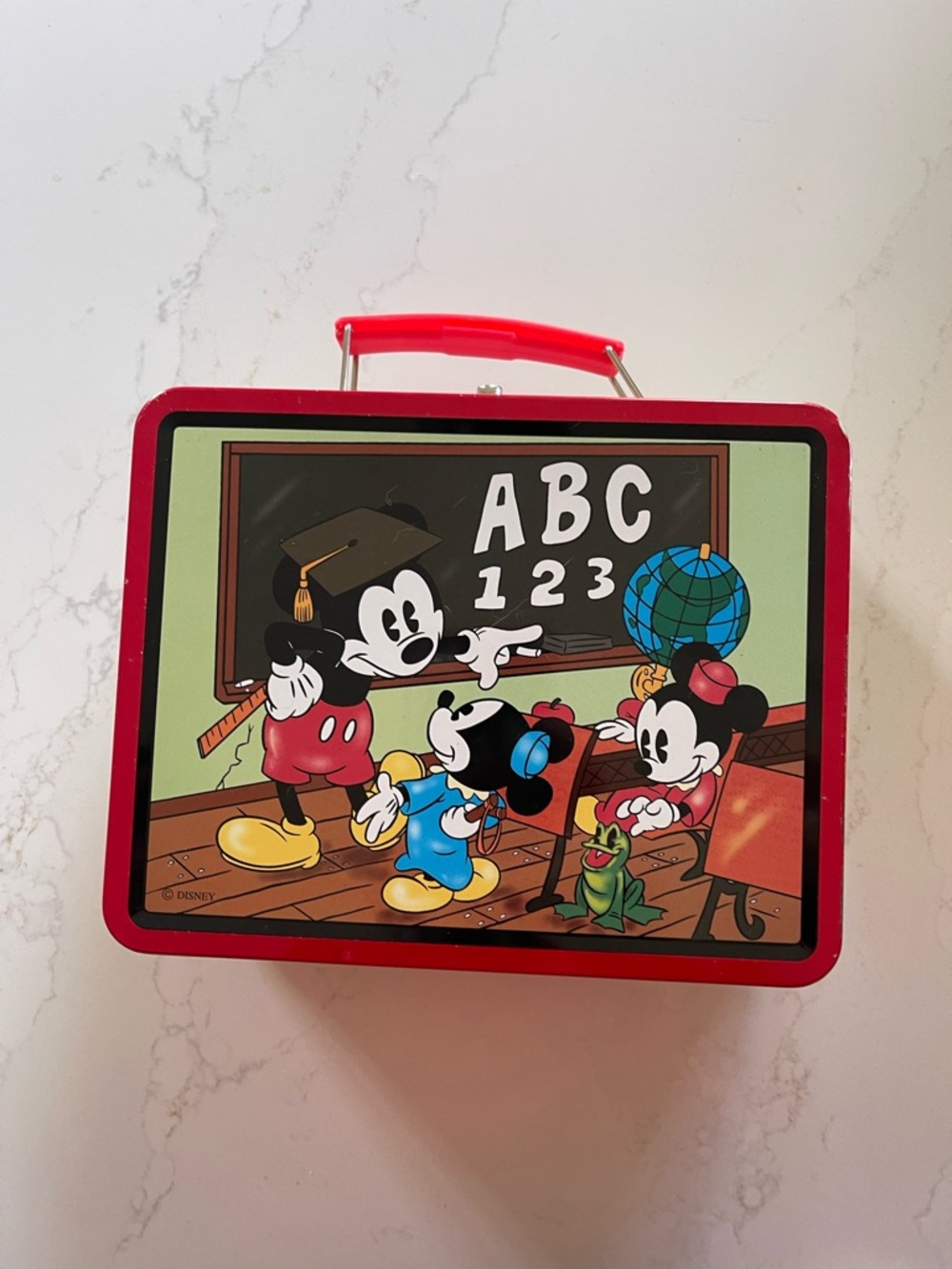 Disney Mickey Mouse Red and Blue Lunchbox